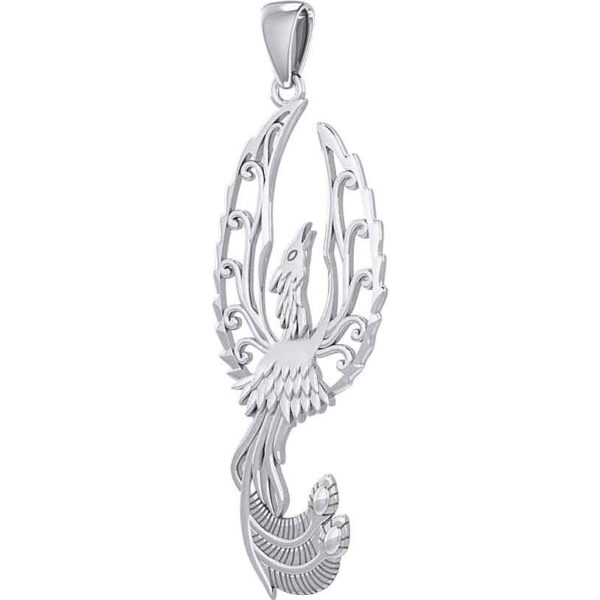 Silver Mythical Phoenix Pendant