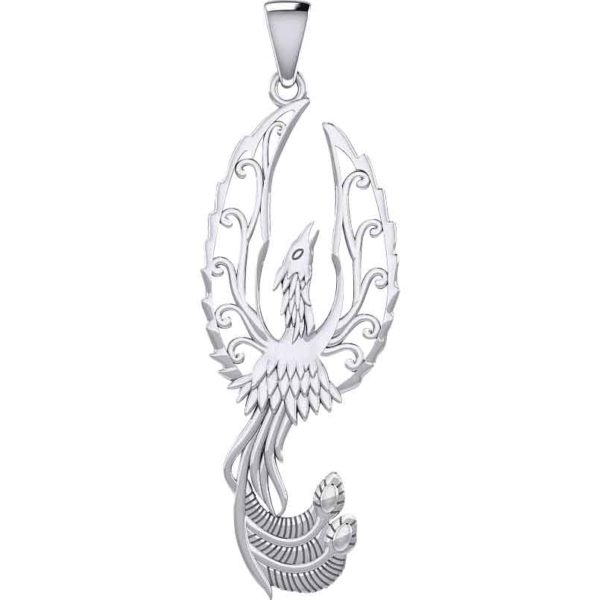 Silver Mythical Phoenix Pendant