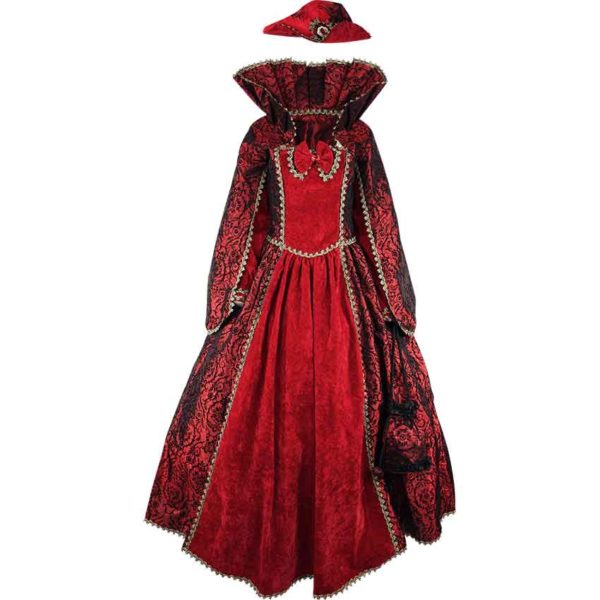 Ravishing Red Renaissance Outfit