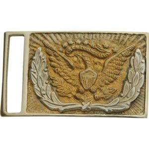Gold and Silver Eagle Belt Buckle