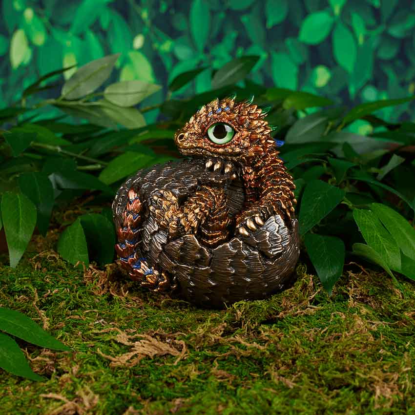 Scaly Dragon Baby Statue