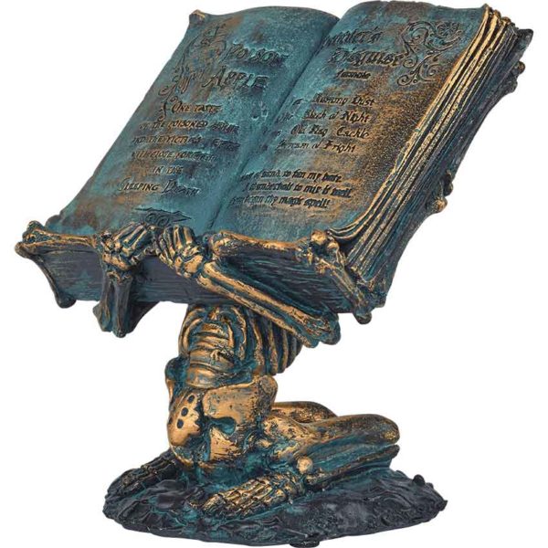 Skeletons Spell Book Statue