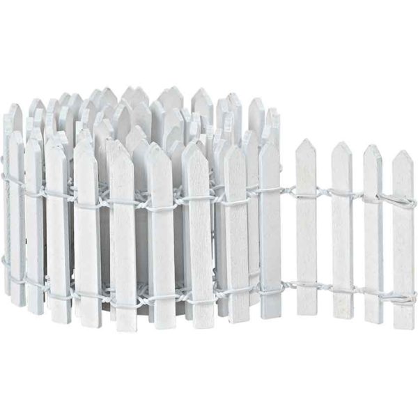 White Snow Fence - Christmas Village Fences by Department 56