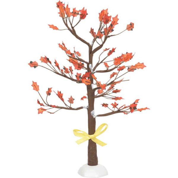 Yellow Ribbon Oak - Christmas Village Trees by Department 56