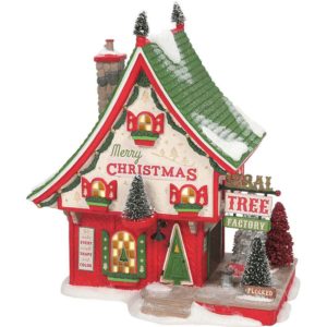 North Pole Sisal Tree Factory - North Pole Series by Department 56