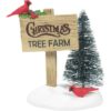 Cardinal Christmas Sign - Christmas Village Accessories by Department 56