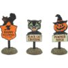 Halloween Signs Set of 3 - Halloween Village Accessories by Department 56