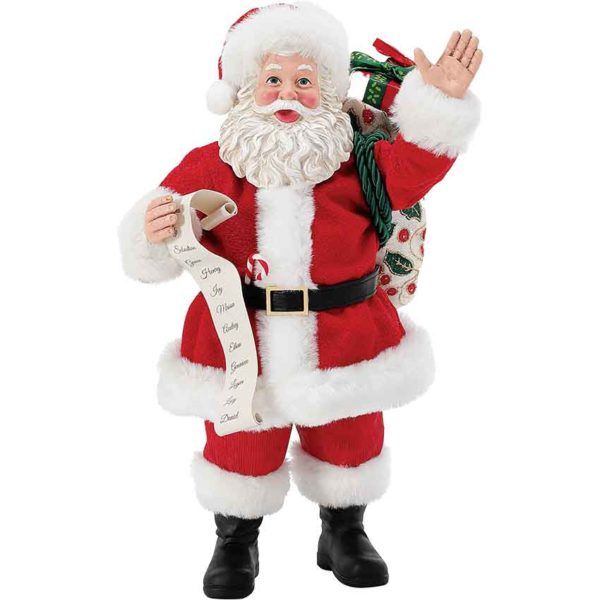 Merry Christmas To All - Santa Figurine by Possible Dreams