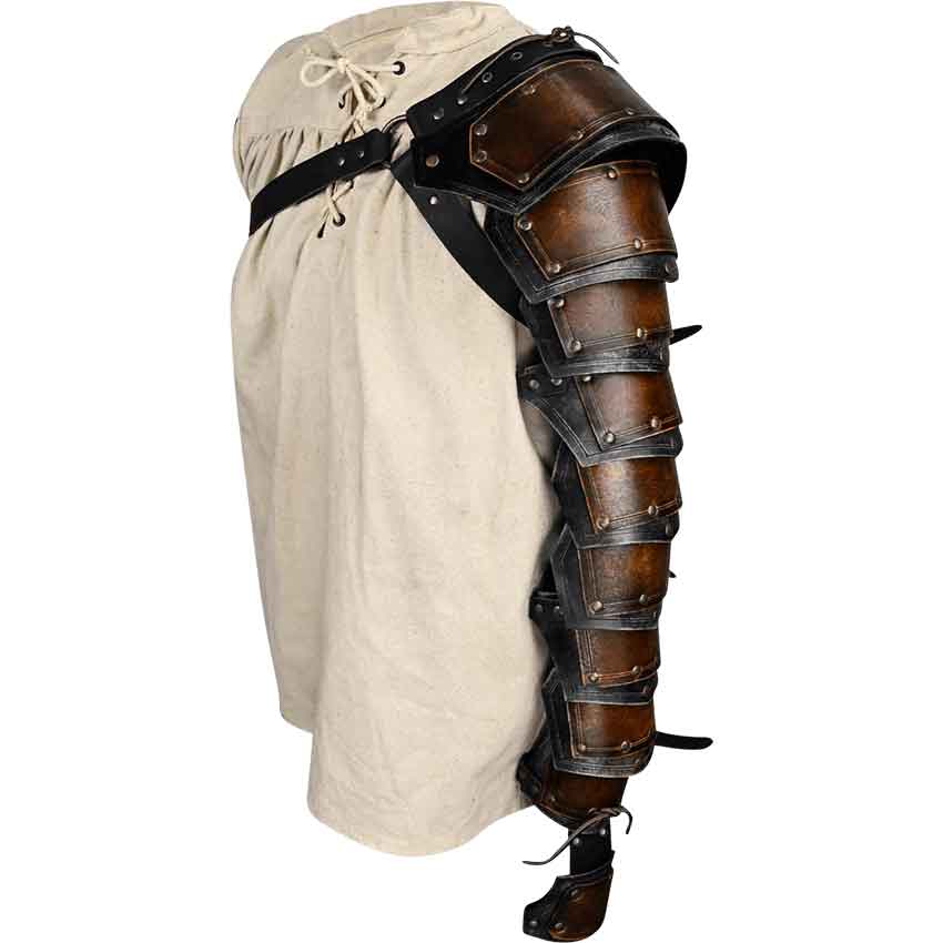 Real leather Medieval Viking Warlord Armour Celtic Roman Warrior armor LARP  SCA