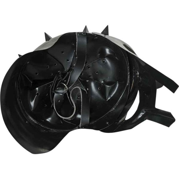 Black Gladiator Roman Helmet