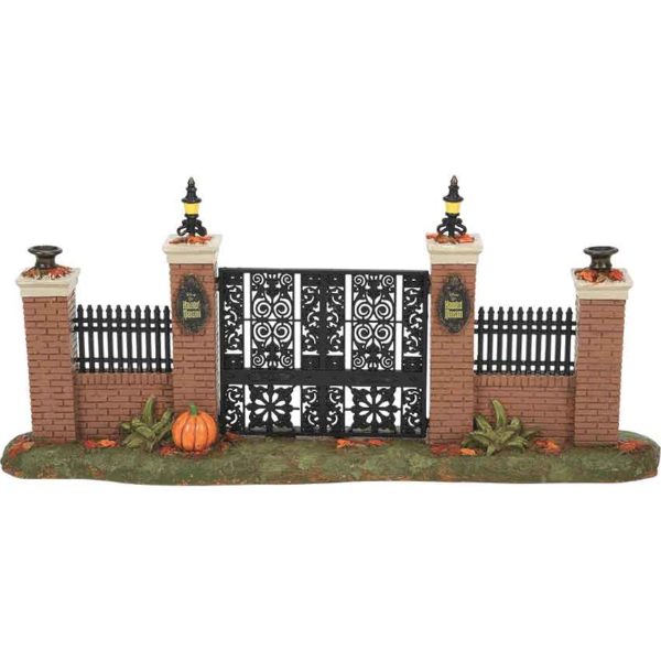 Haunted Mansion Gate - Halloween Village by Department 56
