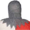 Aluminum and Rubber Chainmail Coif