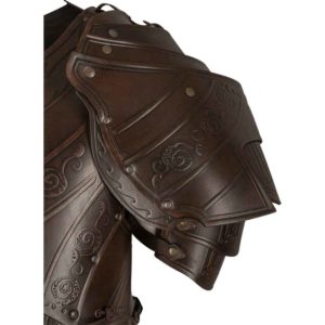 Lancelot Leather Pauldrons