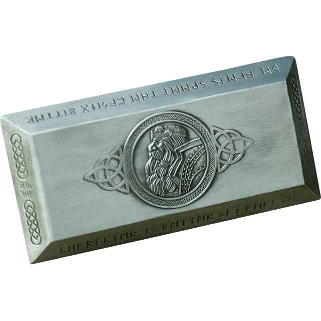 Large Dwarven LARP Silver Bar