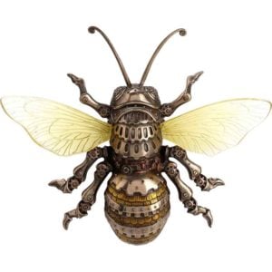 Steampunk Bumblebee Wall Plaque