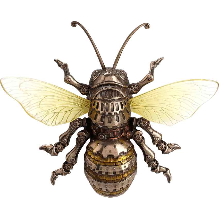 Steampunk Bumblebee Wall Plaque