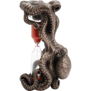 Bronze Octopus Hourglass Timer