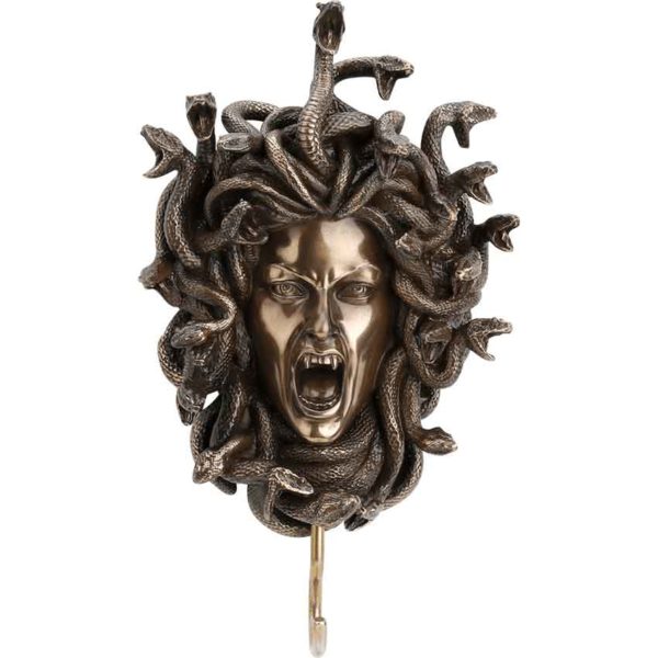 Bronze Head of Medusa Wall Hook