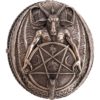 Bronze Pentagram Baphomet Oval Trinket Box