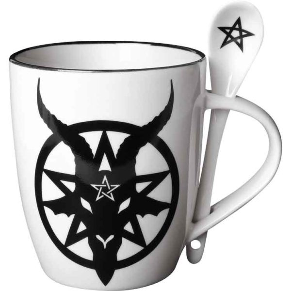 Baphomet Mug and Spoon Set