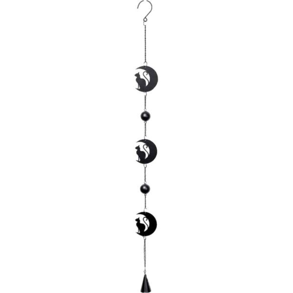 Black Cat and Moon Hanging Decoration