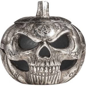 Pumpkin Skull Pot