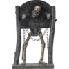 Skeleton in Pillory Statue
