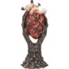 Greenman Tree with Red Heart Statue