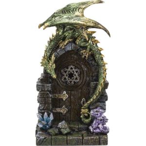 Dragon Guarding Door Statue