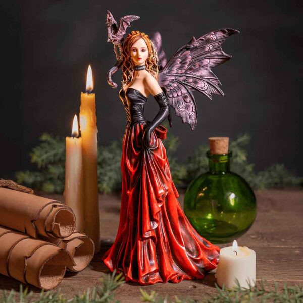 Gothic Dragon Fairy Statue