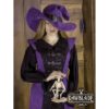 Ylenne Deluxe Long Doublet - Purple with Black