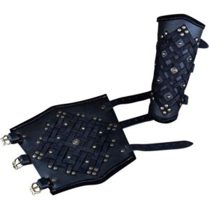 Brawley Studded Bracers - Black