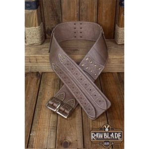 Lombard Wide Belt - Brown