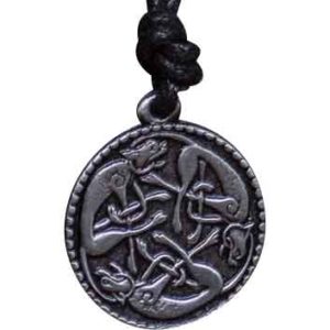Celtic Wild Hunt Necklace - Silver