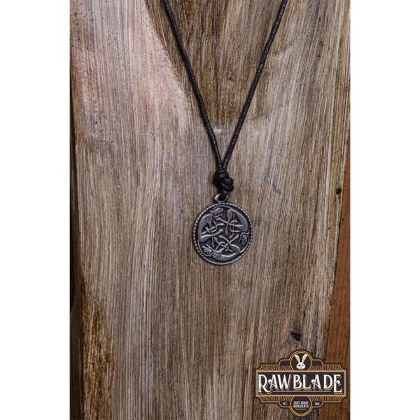 Celtic Wild Hunt Necklace - Silver