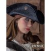 Three Doubloons Deluxe Tricorn - Black