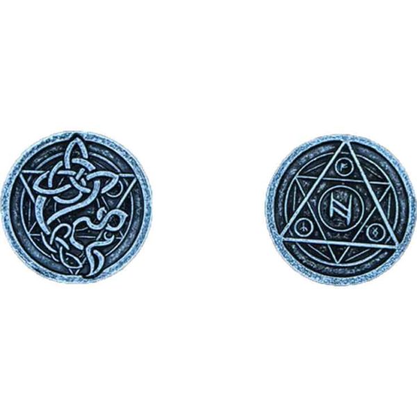 Set of 10 Silver Mystic Coins