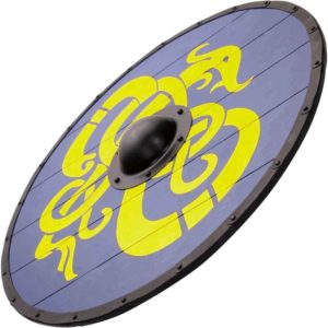 Wooden Viking Dragon Shield