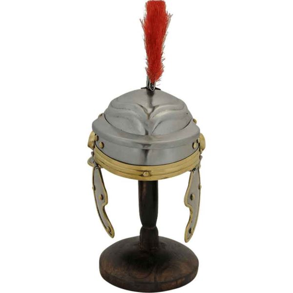 Mini Roman Centurion Helmet with Stand