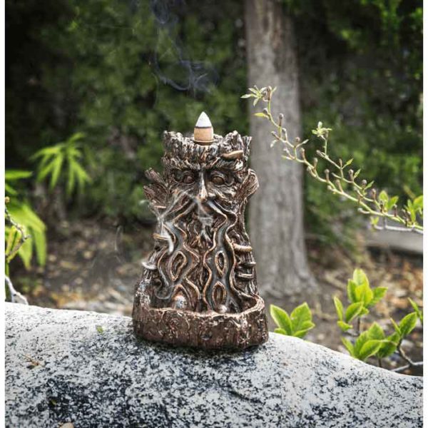 Bearded Greenman Backflow Incense Burner