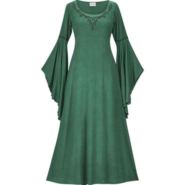 Arianrhod Dress - Green Jade
