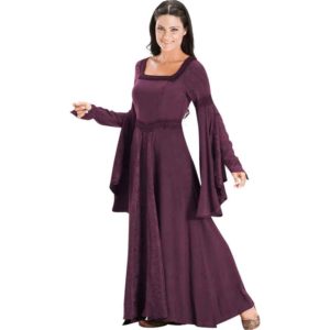 Arwen Dress - Deadly Nightshade