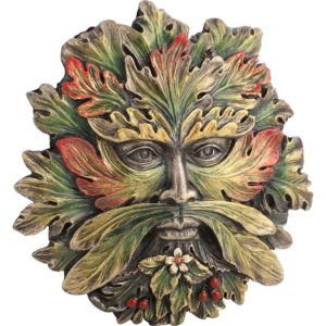 Summer Solstice Greenman Wall Plaque