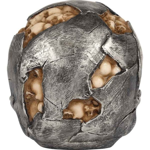 Silver Skull of Skulls Statue