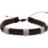 Braided and Wrapped Medieval Leather Bracelet