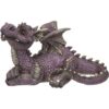 Grinning Purple Dragon Statue