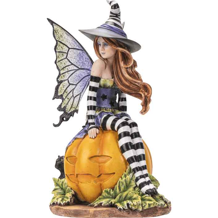 Bewitching Fairy Halloween Statue