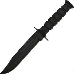 Black Tactical Bowie Knife