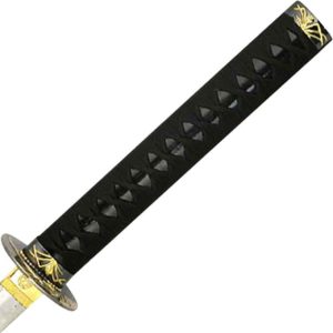 Black Samurai Katana with Hidden Tanto