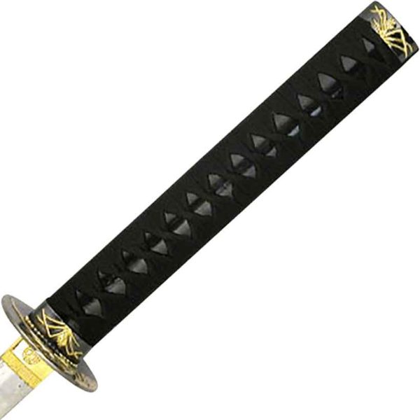 Black Samurai Katana with Hidden Tanto